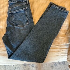 Old Navy Women's Dark Blue Straight Leg Jeans